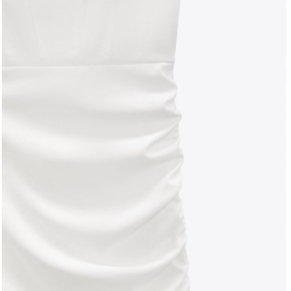 ZARA | Draped Elasticized Dress - Picture 14 of 14